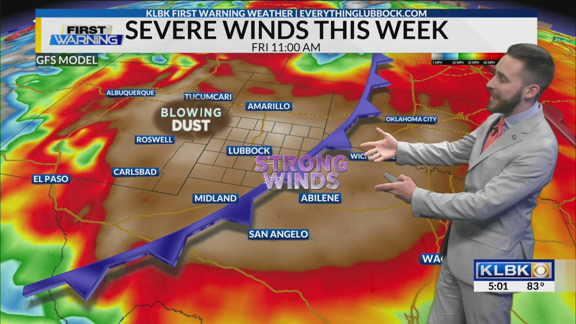 KLBK Weather 5 PM Update Tuesday, March 11, 2025