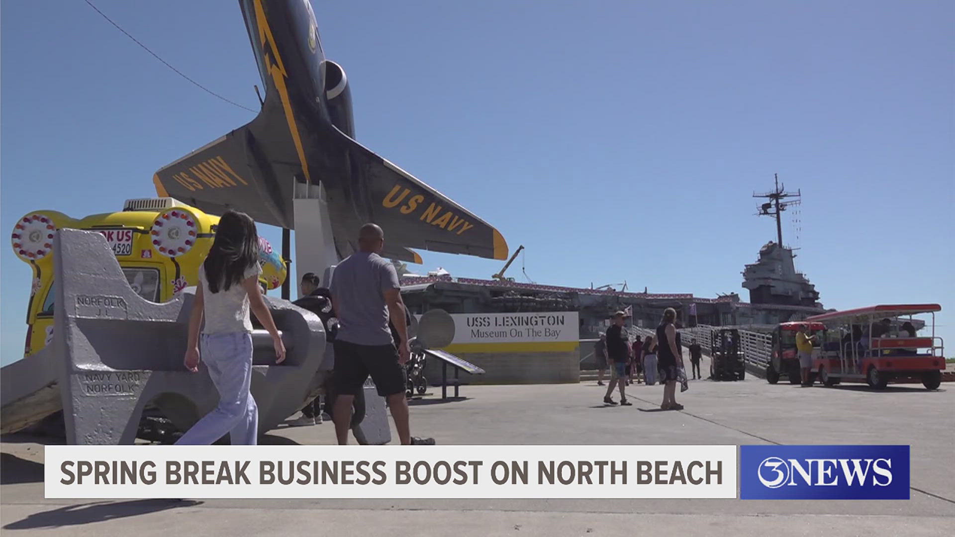 Spring break business boost on North Beach