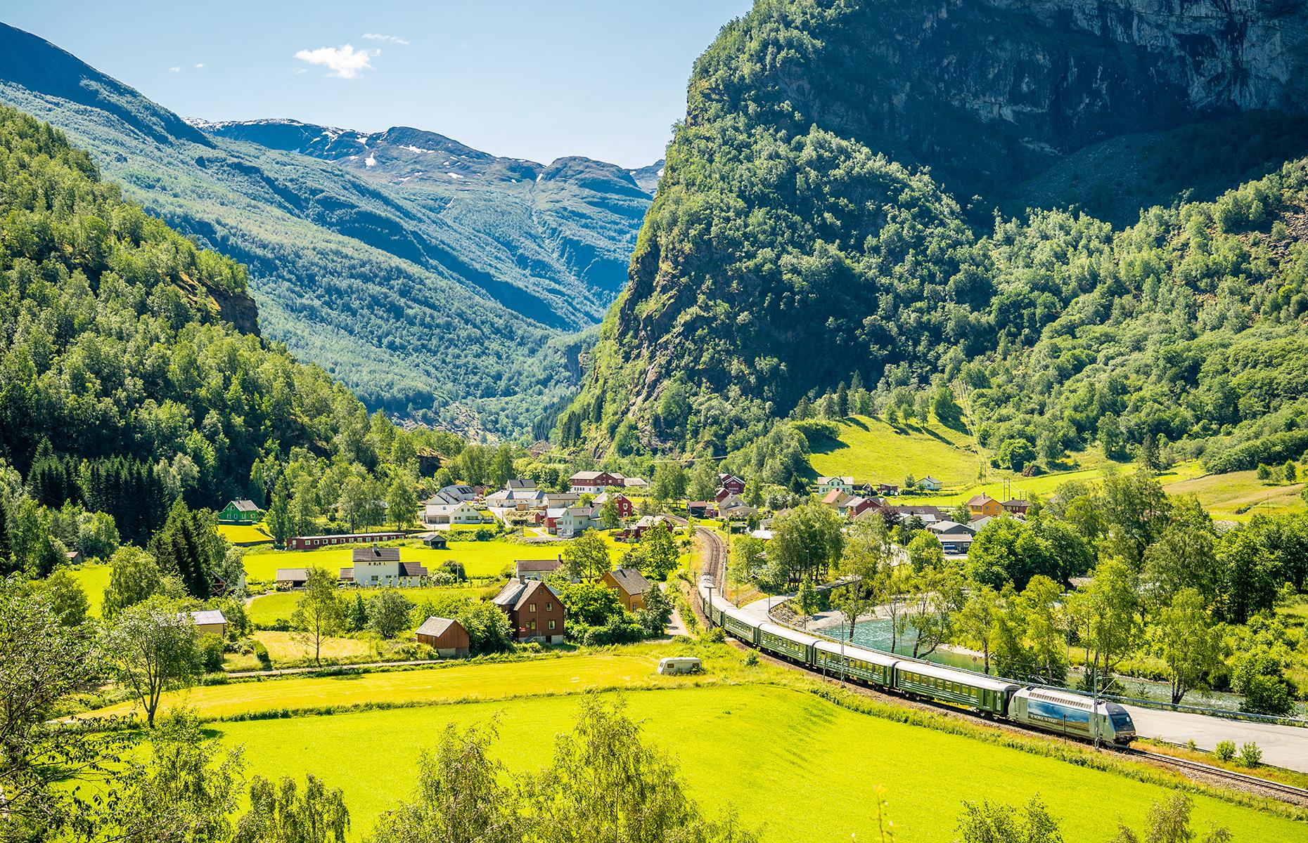 Flam to Myrdal, Norway