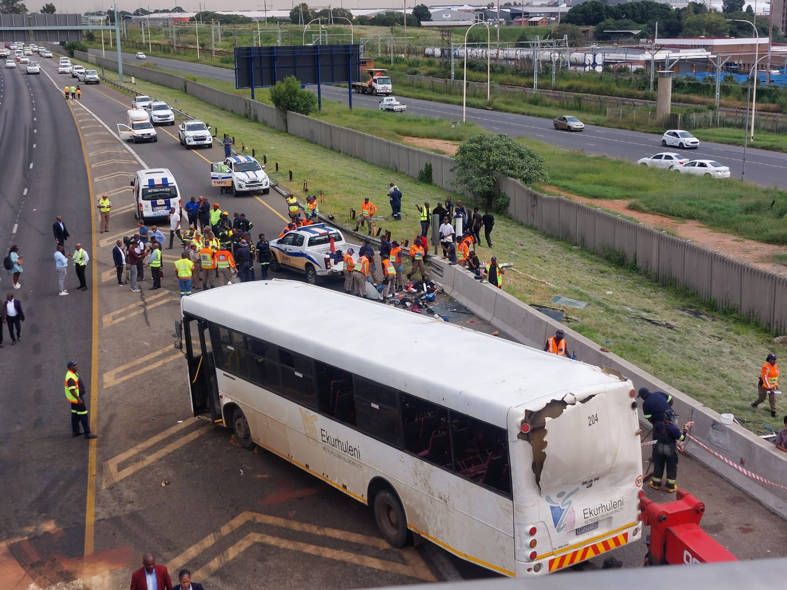 Condolences for Ekurhuleni bus crash victims