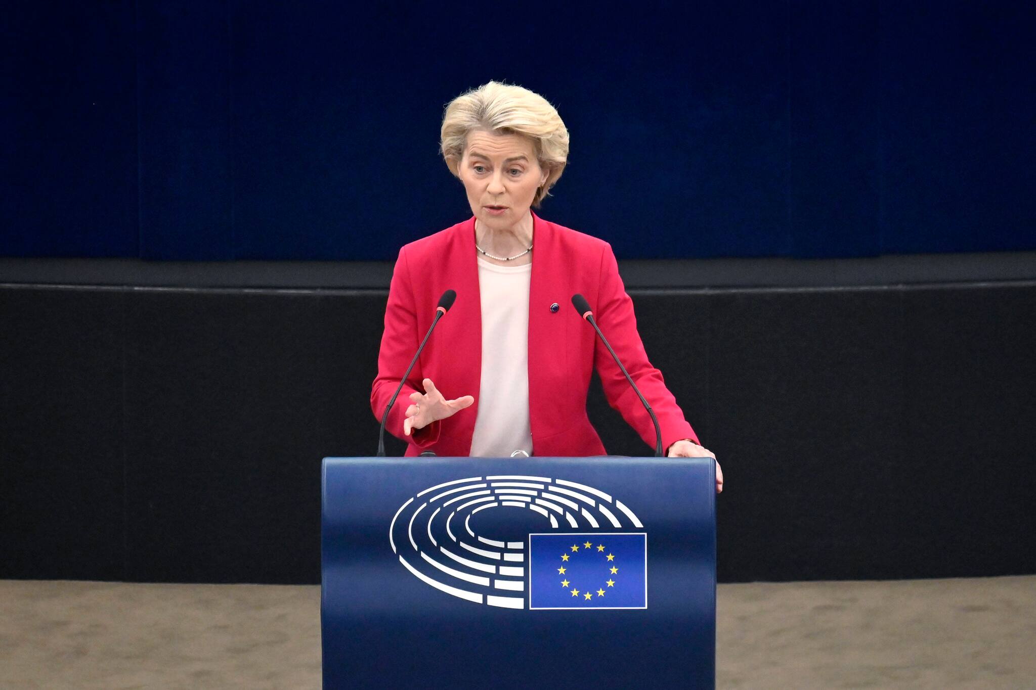 „Die Europäische Union muss handeln, um Verbraucher und Unternehmen zu schützen“, erklärte EU-Kommissionspräsidentin Ursula von der Leyen. IMAGO/Dwi Anoraganingrum