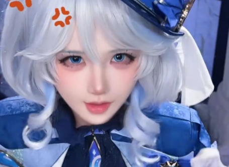 《原神》芙宁娜傲娇版COS：气呼呼的样子好可爱，男友视角简直绝了