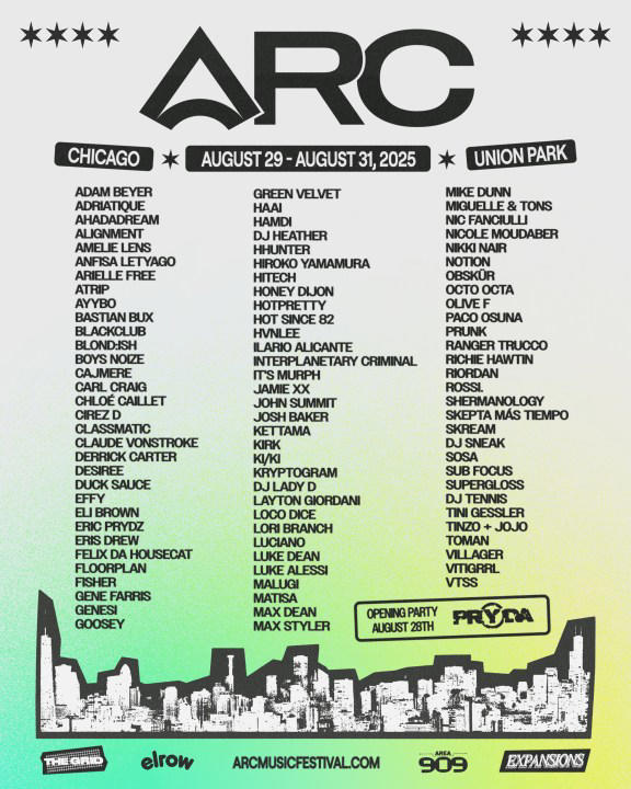 ARC Music Festival returns to Chicago, releases 2025 lineup