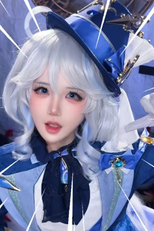 《原神》芙宁娜傲娇版COS：气呼呼的样子好可爱，男友视角简直绝了