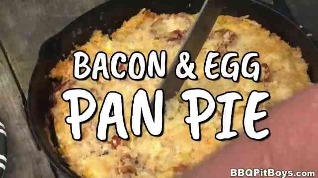 Bacon &amp; Egg Pan Pie