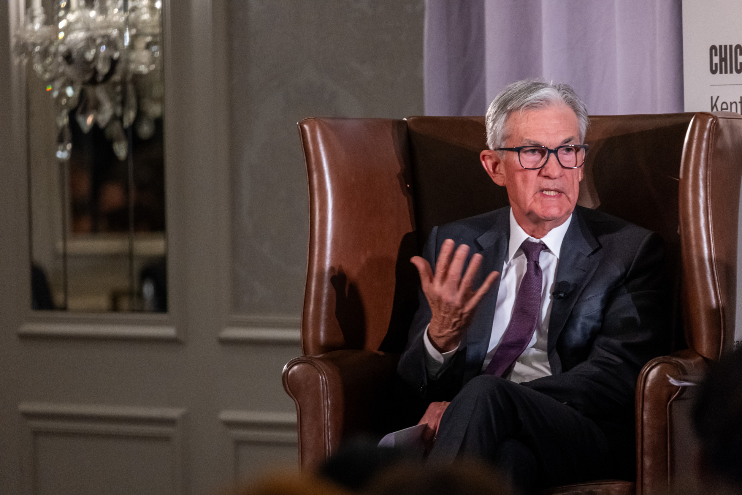 Federal Reserve Chair Jerome Powell speaks at the 2025 U.S. Monetary Policy Forum on March 07, 2025 in New York City. Spencer Platt/Getty Images