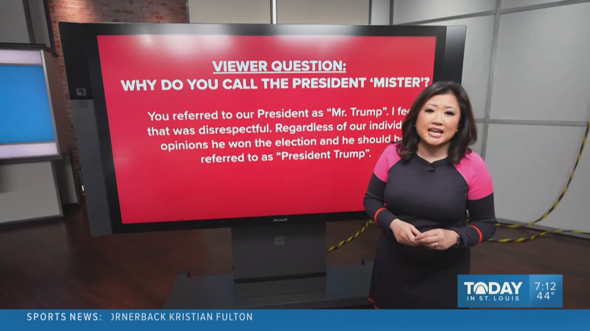 Why do you call the president 