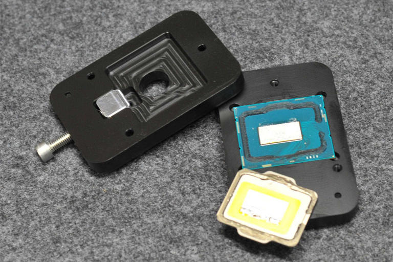 12th gen Intel CPU delidded