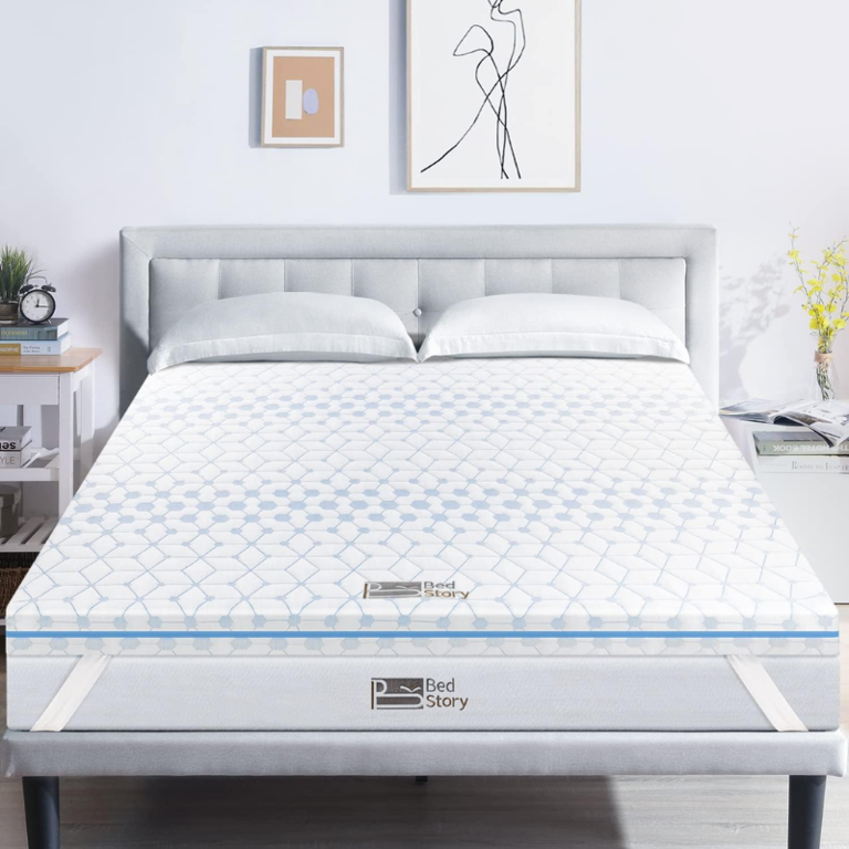BedStory 7.5 cm gel foam memory topper, mattress topper