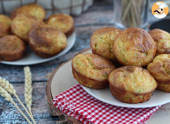 Zucchini-ziegenkäse-muffins