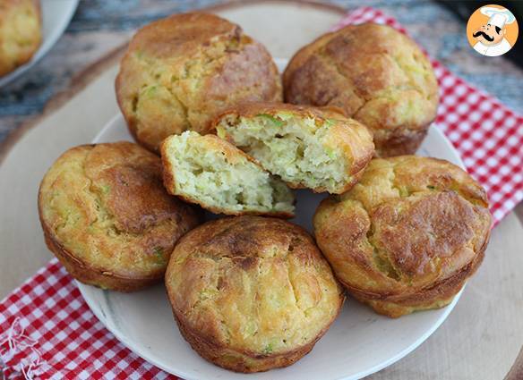 Zucchini-ziegenkäse-muffins