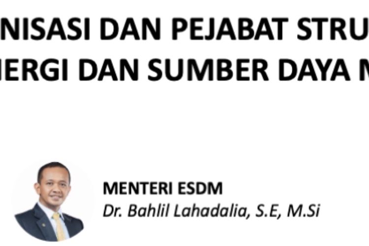 Laman Kementerian Energi, Sumber Daya Mineral (ESDM) menampilkan gelar Doktor saat menuliskan nama Menteri ESDM, Bahlila Lahadalia. Pantauan Kompas.com pada Kamis (13/3/2025) pada pukul 01.39 WIB, gelar Doktor masih tersemat di depan nama Bahlil Lahadalia.
