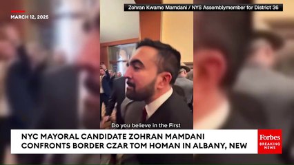VIRAL MOMENT: NYC Mayoral Candidate Zohran Mamdani Confronts Border
