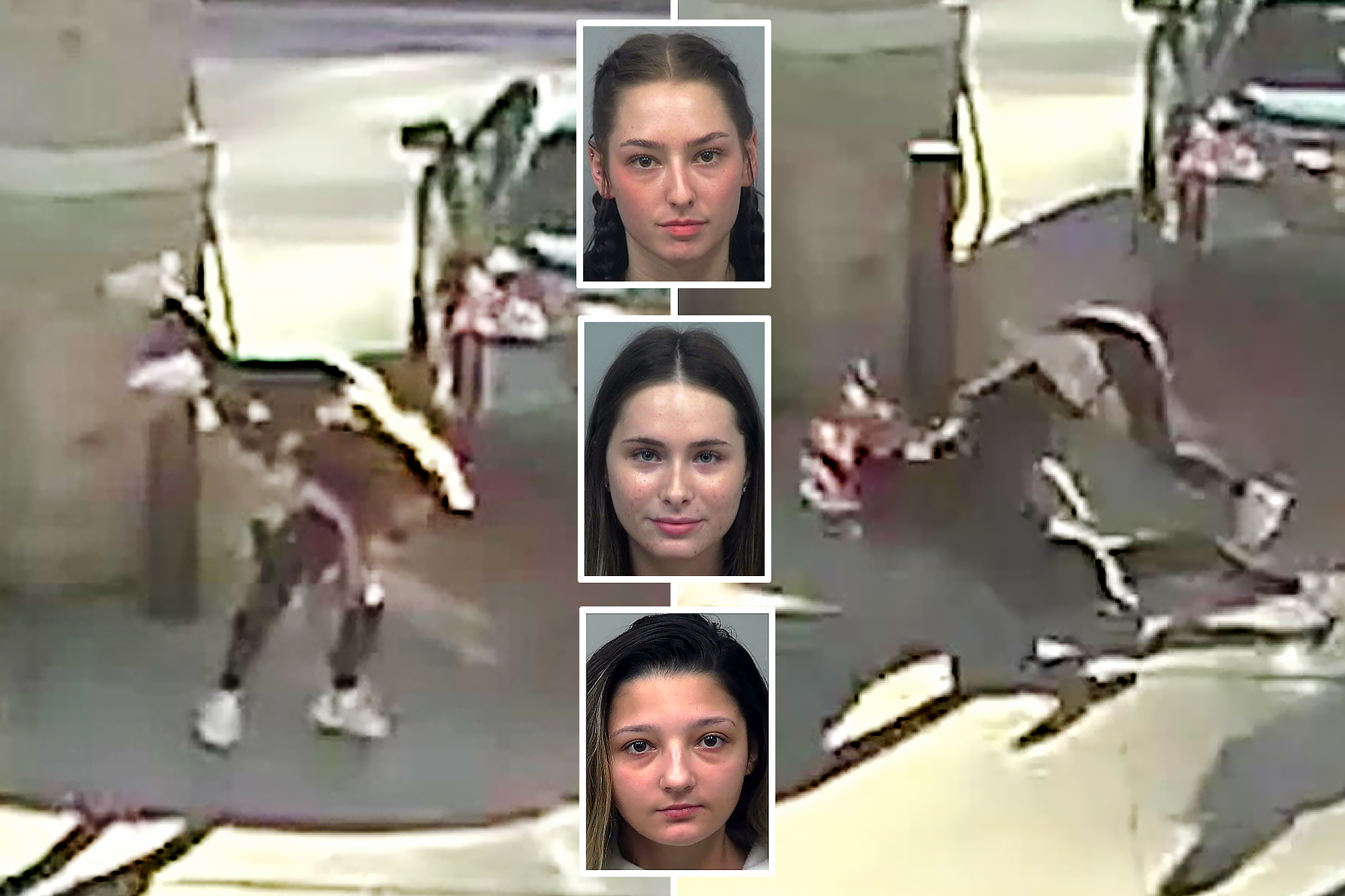 Prom dress heist ends in violent brawl outside gas station as