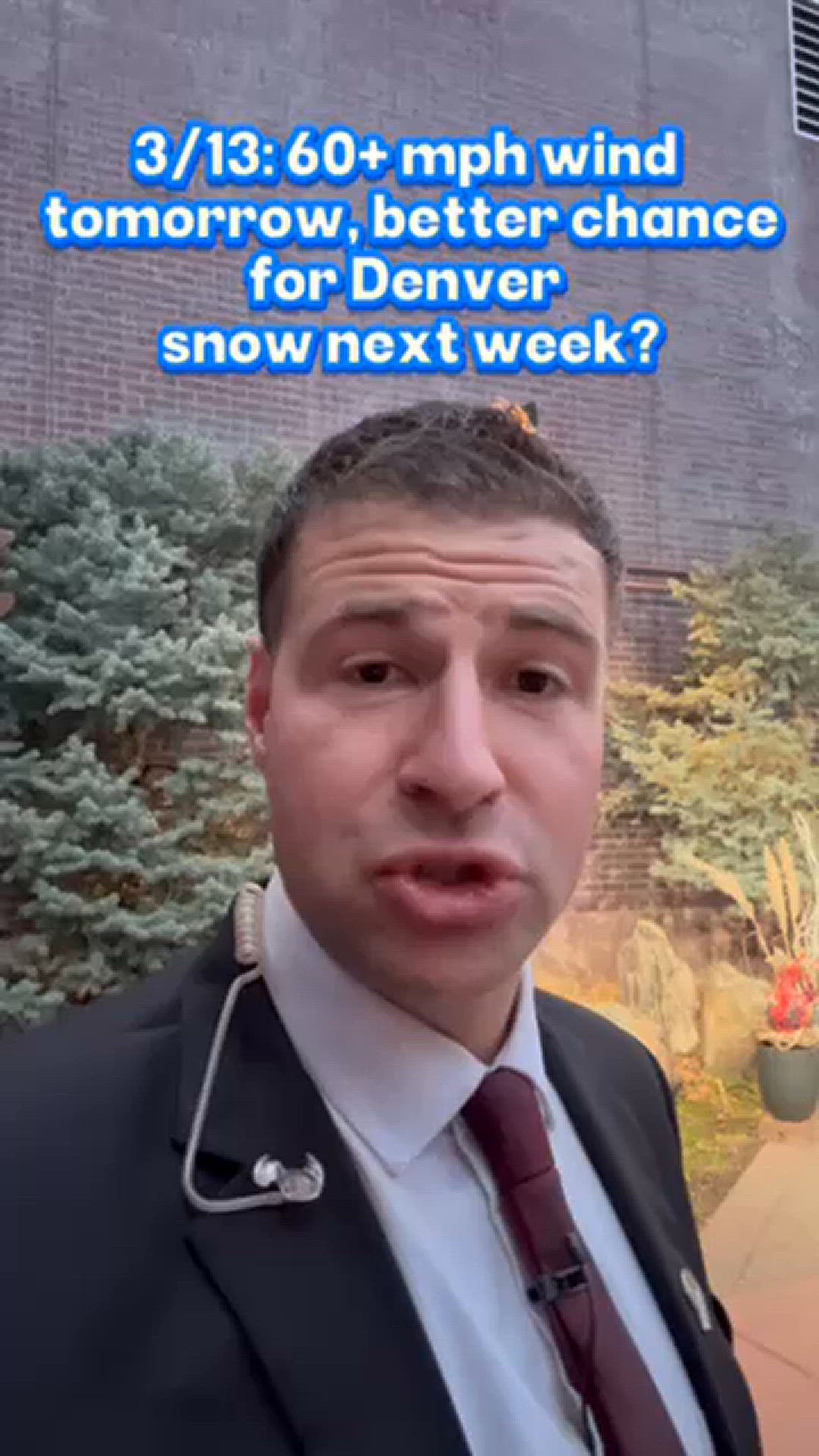 Big winds in Colorado, better chance for Denver snow next week?