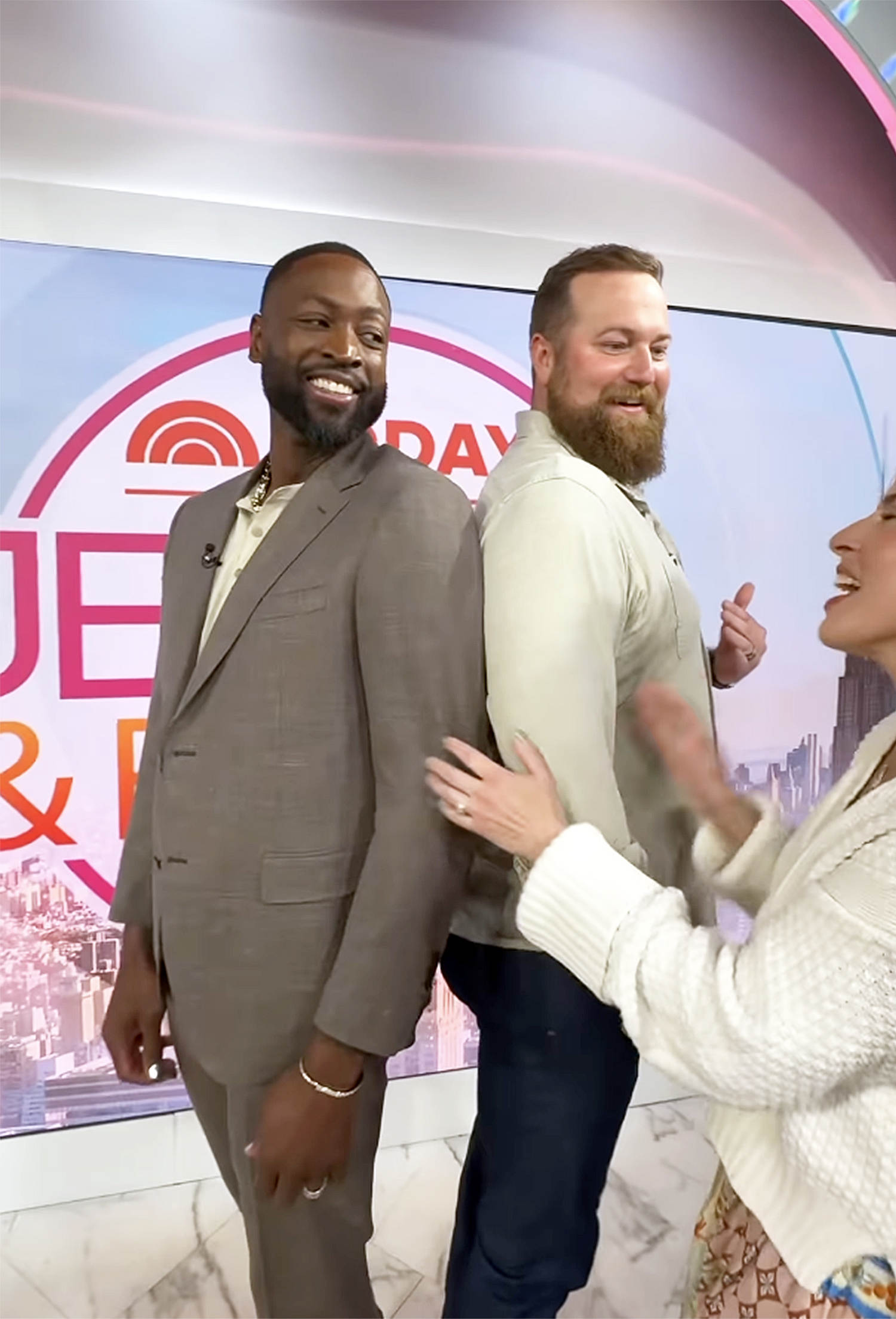 Who's taller, Dwyane Wade or Ben Napier? They settle it on TODAY