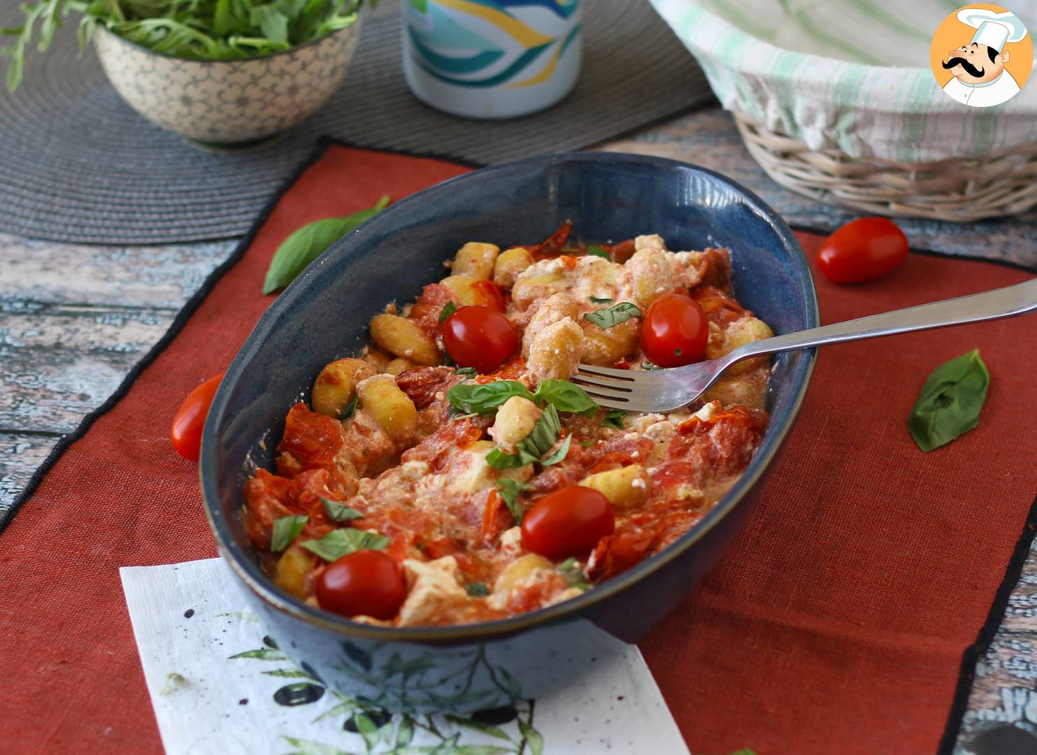 Baked feta gnocchi im airfryer, das superschnelle gericht mit ...