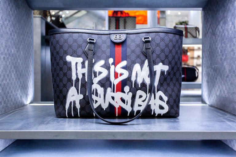 A style from Gucci and Balenciaga's Hacker Project