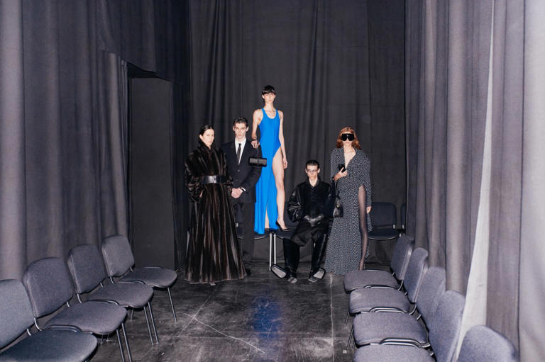 A look at the Balenciaga Fall 2025 Ready-to-Wear Collection photographed on March 10, 2025 in Paris, France.