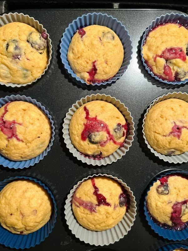 Blueberry Protein Muffins