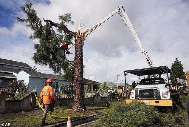 Ten plagues of California continue as LA is hit with rare TORNADO