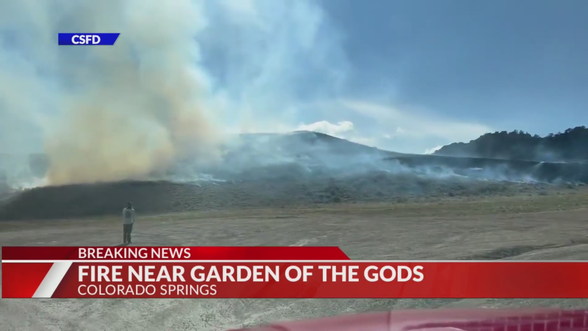 Crews tackling 2 wildfires in Colorado Springs area