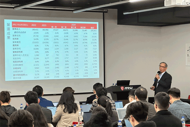 電競顯卡/筆電新品出貨，微星3月起業績展開攻勢，伺服器明年拚倍增