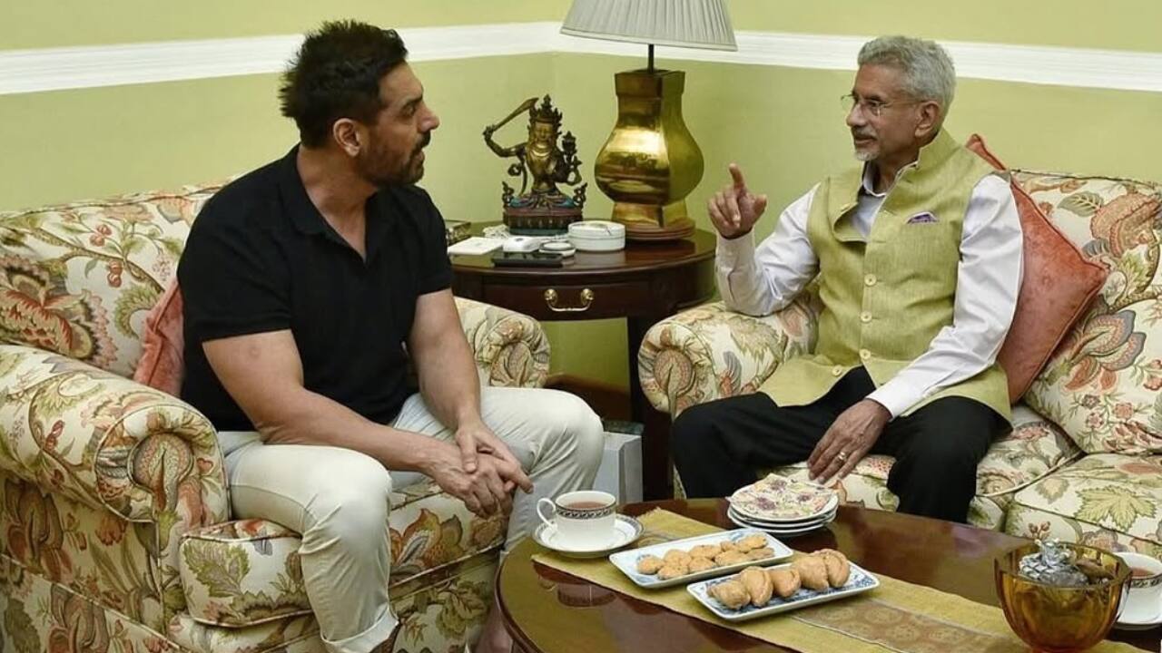 John Abraham meets external affairs minister S Jaishankar amid The Diplomat release, see pics