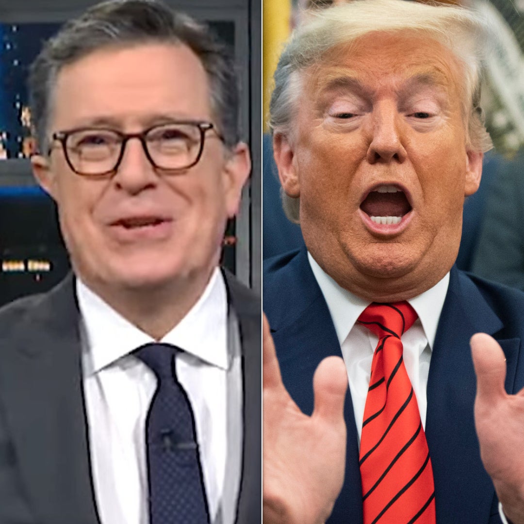 Stephen Colbert, Donald Trump (Photo: CBS/AP)
