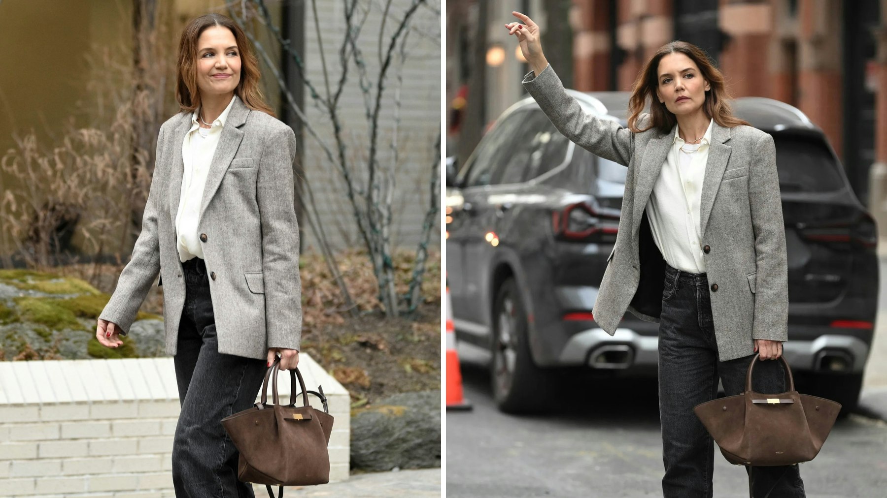Katie Holmes Just Wore The Chic Handbag Brand Kate Middleton Swears By