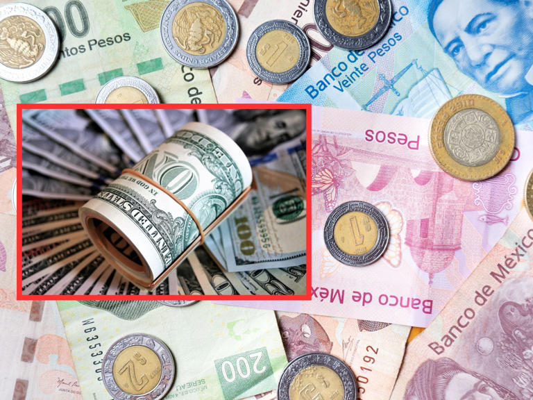 El peso mexicano le gana al dólar al inicio de esta jornada. ¿En cuánto se cotiza el dólar hoy en los principales bancos de México? | Crédito: Canva