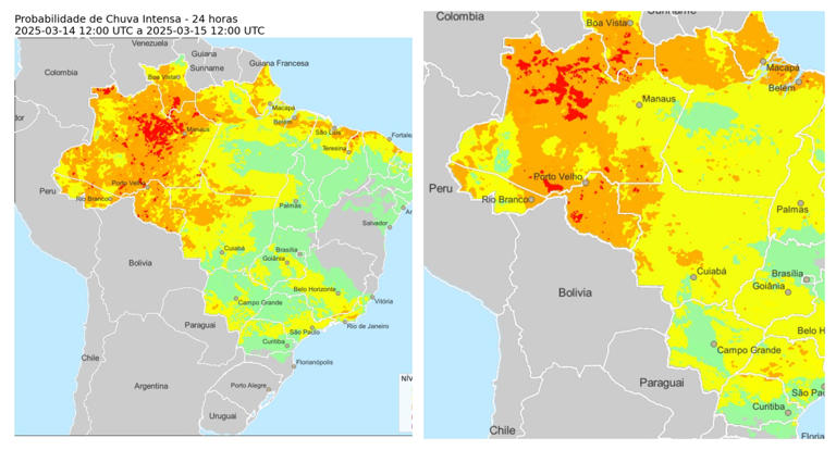 Tempestades intensas avançam pelo final de semana - News Rondônia
