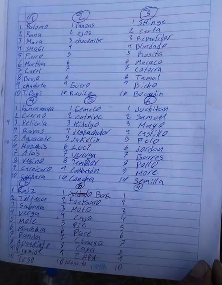 ¿Reclutados o ejecutados por el CJNG? Hallan listas de nombres y apodos en el Rancho Izaguirre de Tehuchitlán, Jalisco