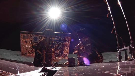 Named after a rare species of firefly, Blue Ghost is a compact yet sturdy four-legged lander designed for extra stability.