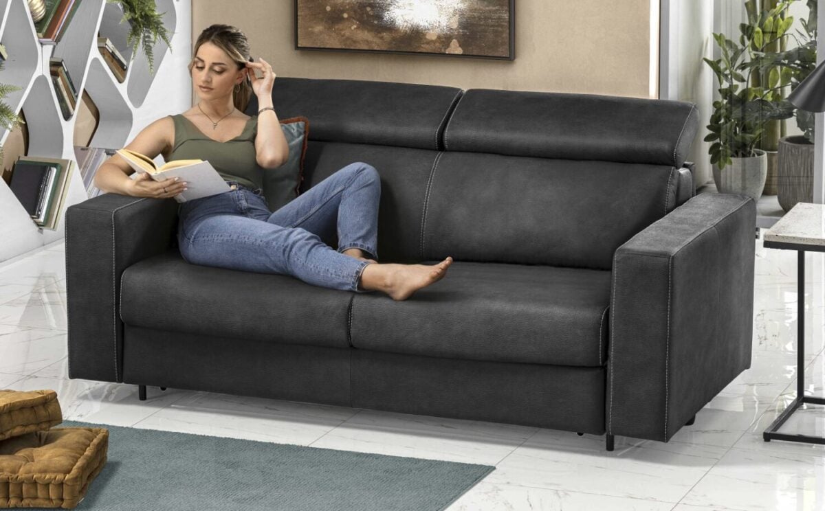 Slumbrae Topper Per Divano Letto Memory Foam 10 Cm - Coprimaterasso Di Ricambio Con Copertura Morbida - CertiPUR-US E Oeko-Tex - Bianco - 3