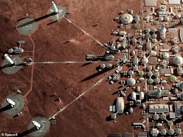 Musk has made multiple commitments to creating a human colony on Mars - gradually pushing the date back year by year
