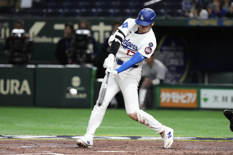 Shohei Ohtani hits long HR in return to Japan against Yomiuri Giants