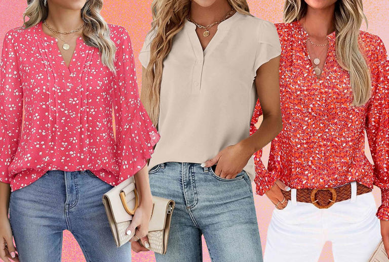 Amazon's most popular spring tops are ideal for days in the office—and ...
