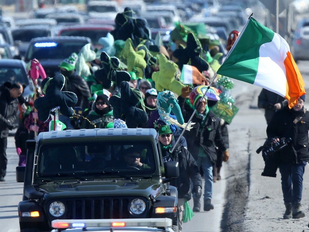 running irish st patty day