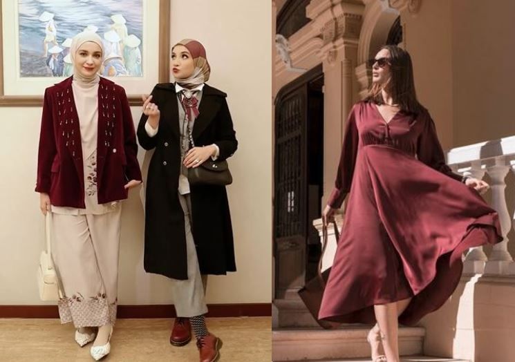 5 Warna yang Cocok Mix and Match dengan Burgundy, Diprediksi Jadi Trend Fashion Lebaran 2025