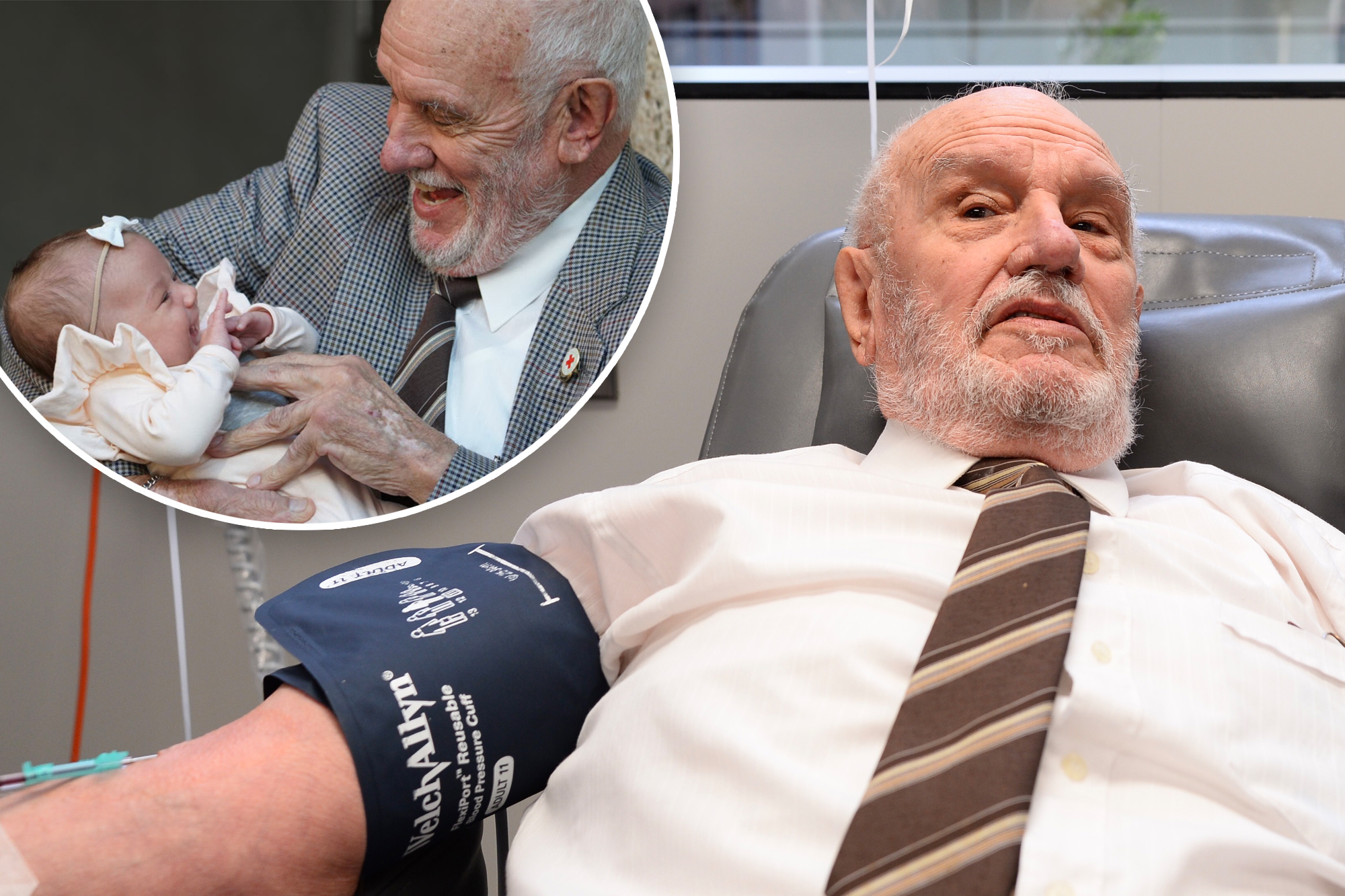 Blood donor who saved 2.4 million babies with his rare plasma dies at