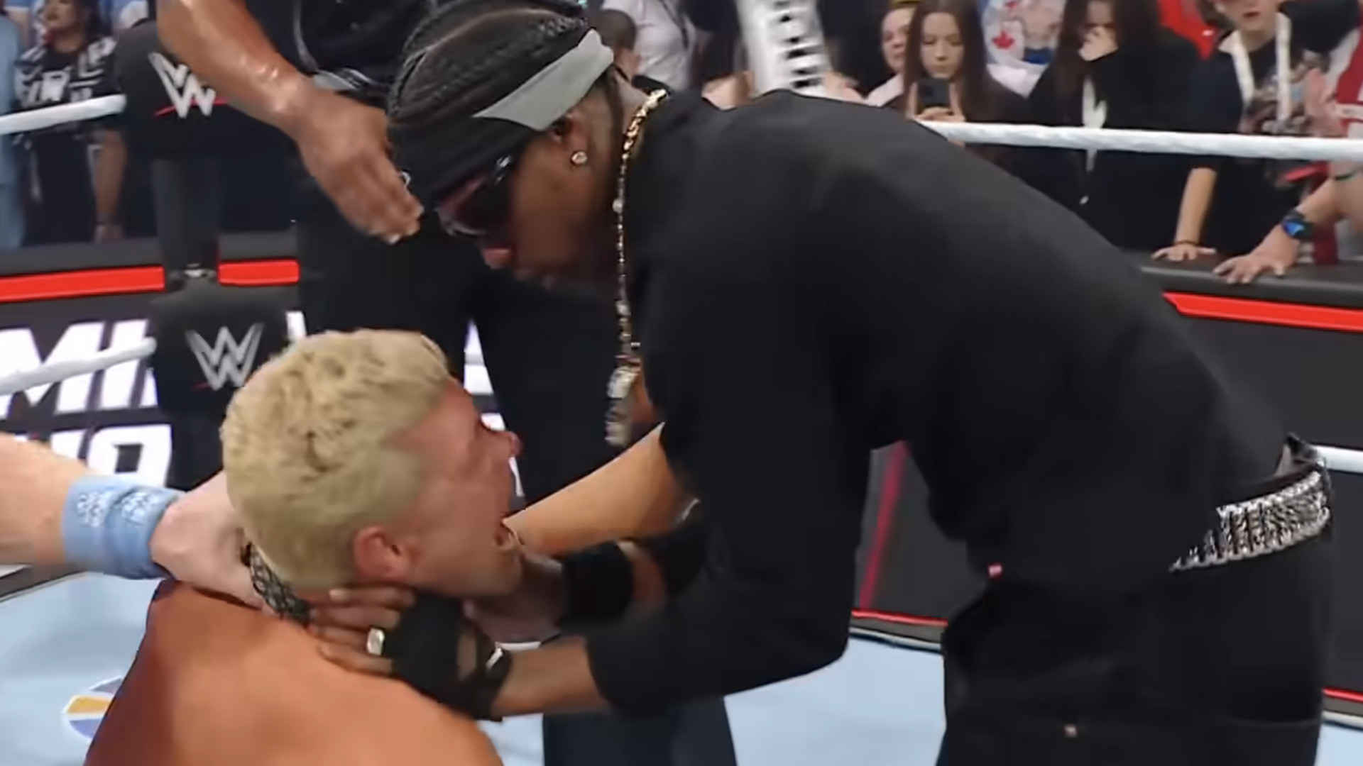 Travis Scott may have legitimately injured Cody Rhodes during John Cena ...