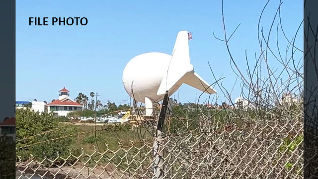 Aerostat breaks loose from tether on South Padre Island, authorities ...