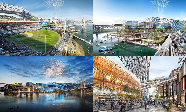 Major west coast city releases futuristic ballpark photos for proposed ...