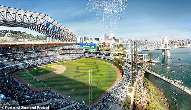 Major west coast city releases futuristic ballpark photos for proposed ...