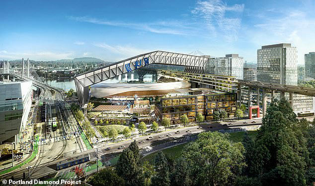 Major west coast city releases futuristic ballpark photos for proposed ...