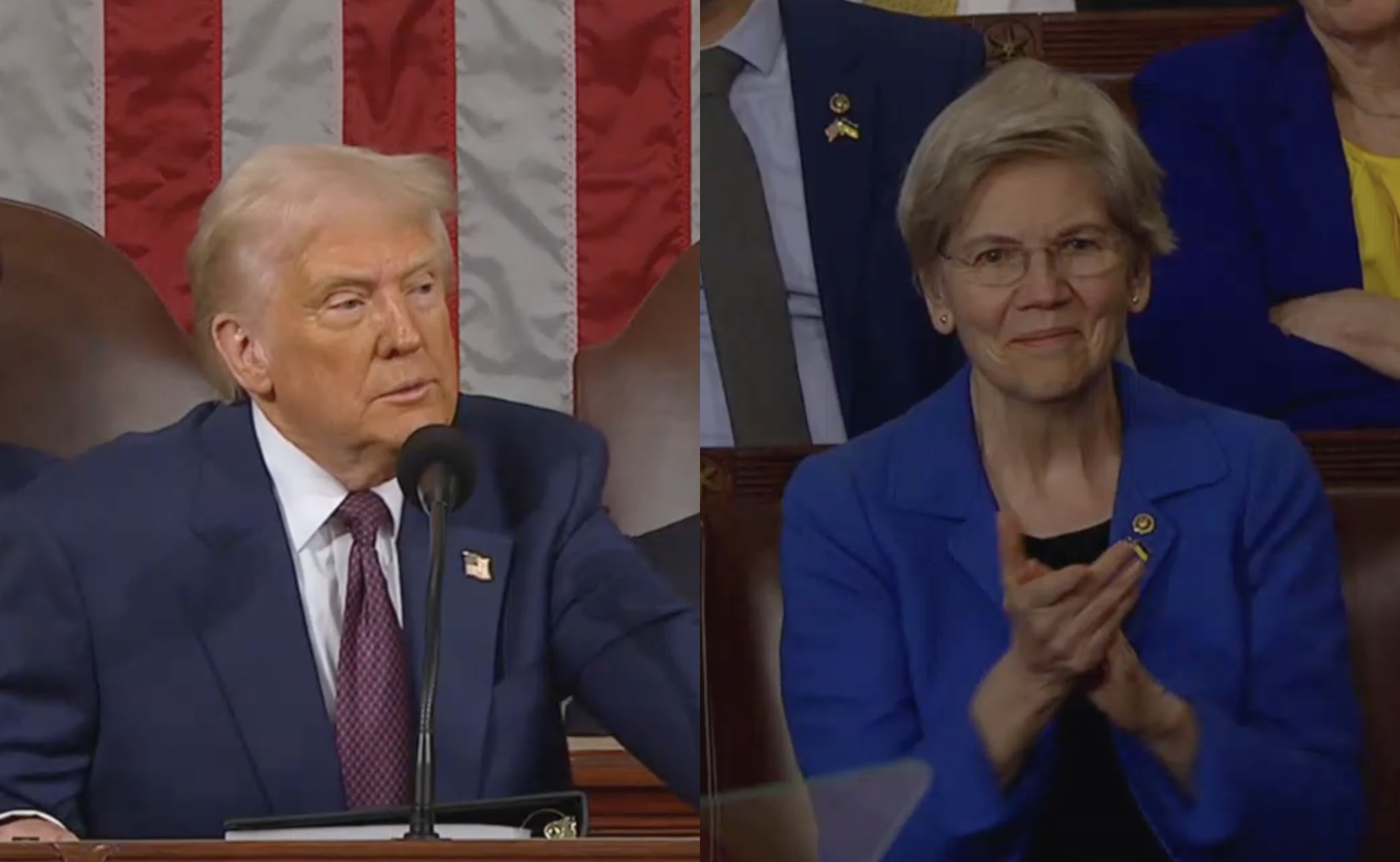Watch Elizabeth Warren’s Reaction When Trump Calls Her ‘Pocahontas’ in