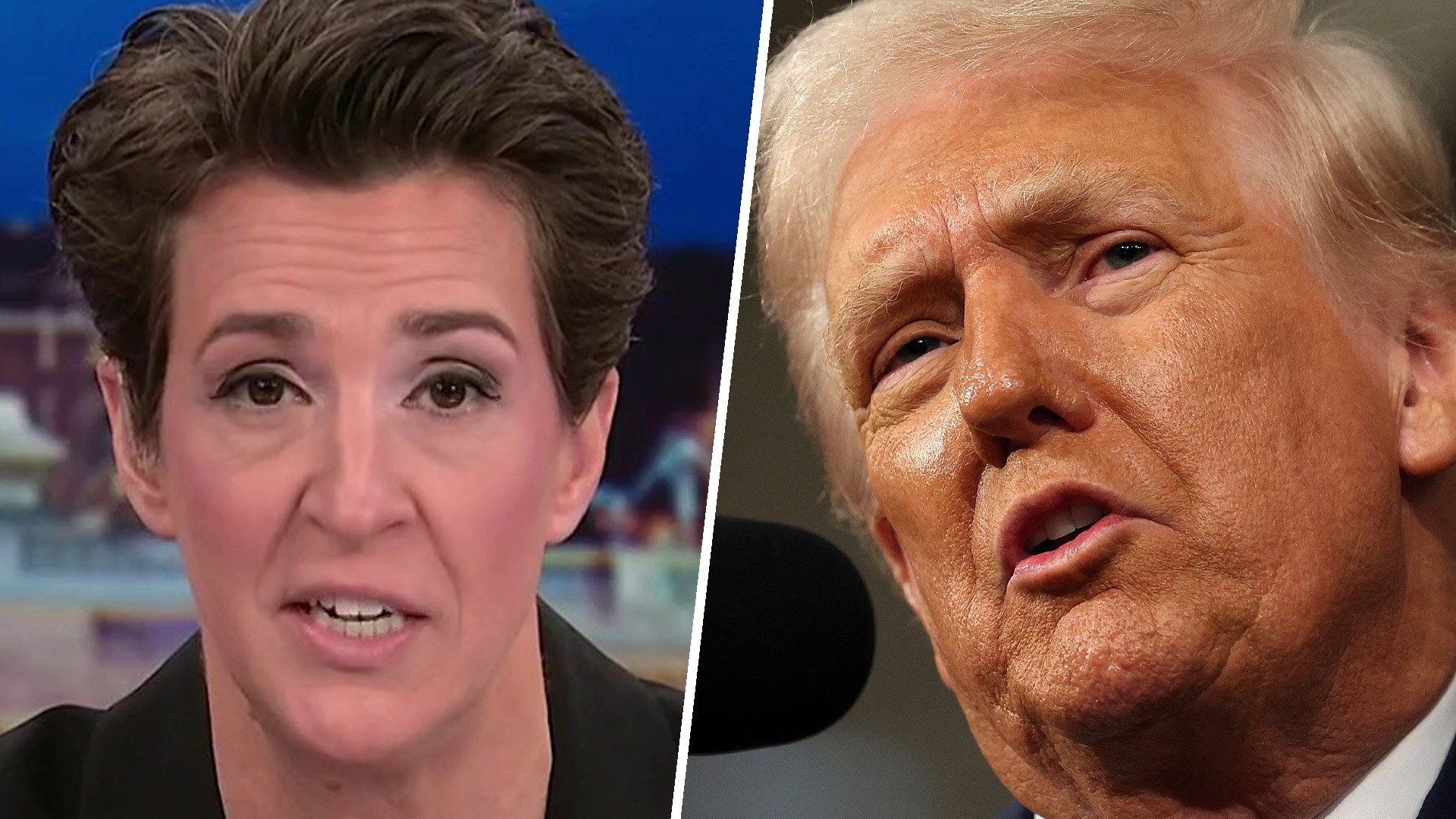 'For the record...' Rachel Maddow sets the record straight on Trump
