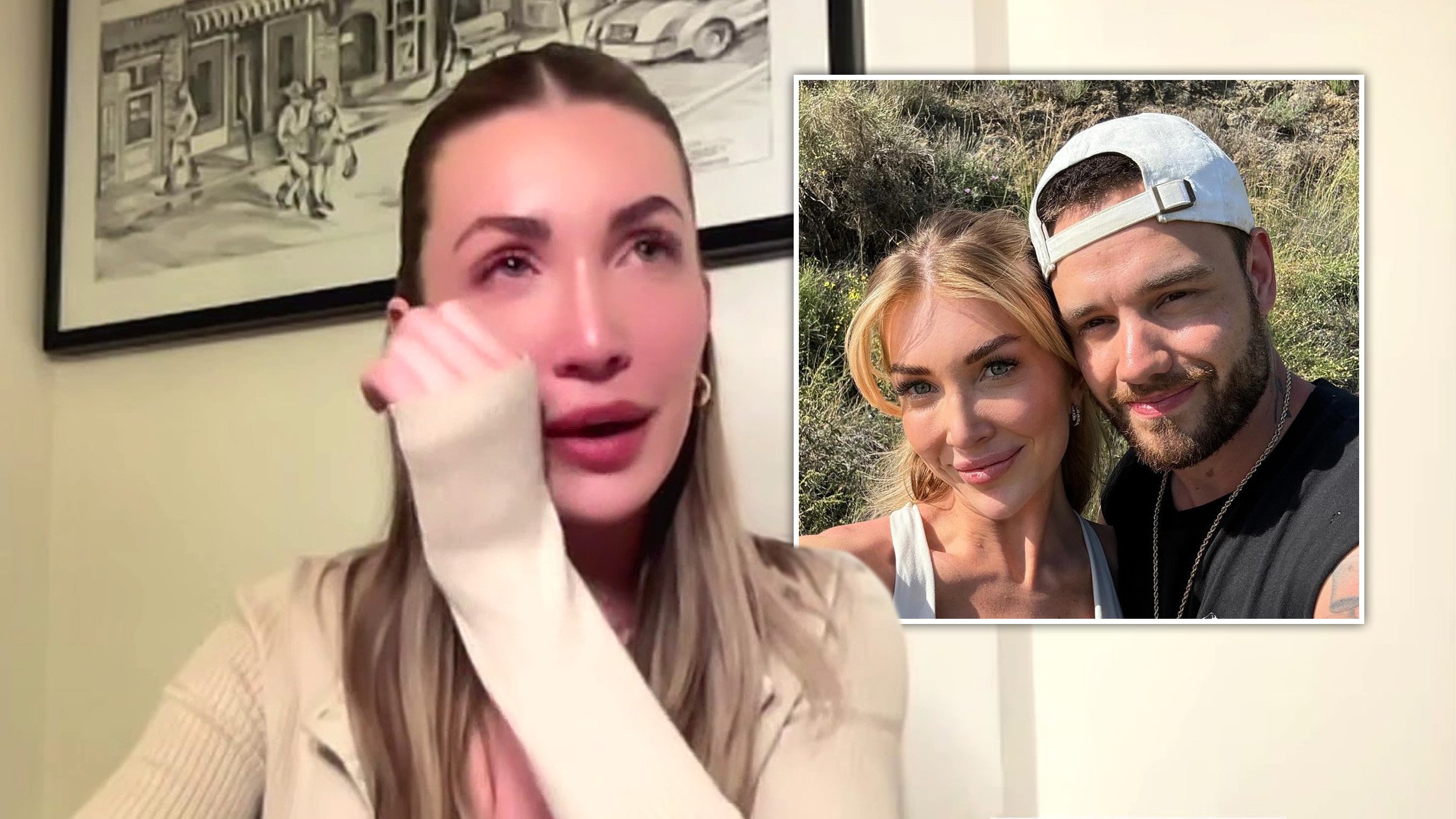 Liam Payne's girlfriend fights back tears making heartbreaking confession