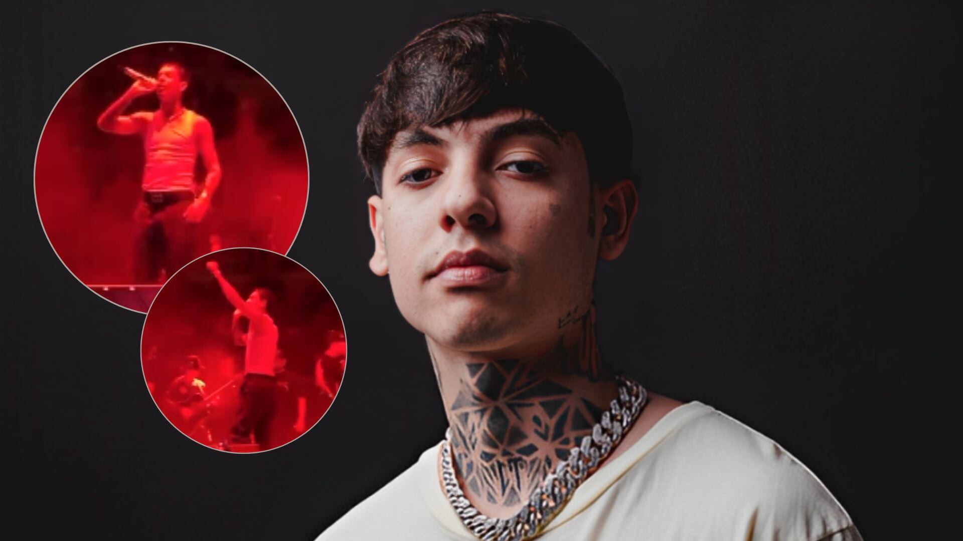 Natanael Cano menciona a figuras del crimen organizado durante su presentación en el Carnaval de Autlán de Navarro, Jalisco.